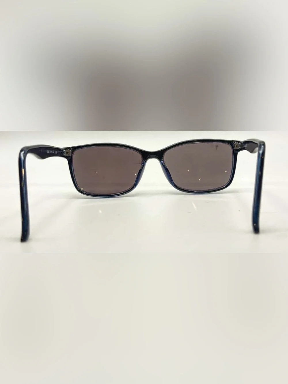 Santa Ana S825 Black Blue Oval Sunglasses Frames Only